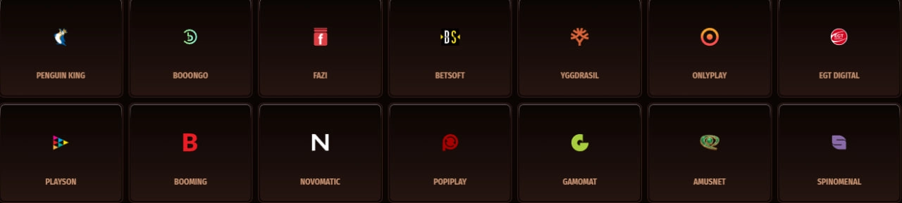 myvip casino game providers